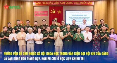 Những vấn đề chủ nghĩa xã hội khoa học trong Văn kiện Đại hội XIV của Đảng và vận dụng vào giảng dạy, nghiên cứu ở Học viện Chính trị