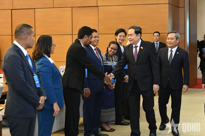 Chủ tịch Quốc hội Trần Thanh Mẫn tiếp lãnh đạo các thành phố ASEAN
