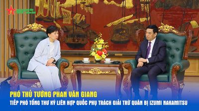 Phó thủ tướng Phan Văn Giang tiếp Phó tổng thư ký Liên hợp quốc phụ trách giải trừ quân bị Izumi Nakamitsu