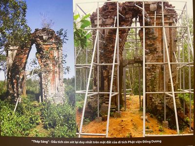 Đánh thức giá trị di sản Phật viện Đồng Dương