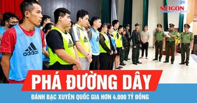 Phá đường dây đánh bạc xuyên quốc gia hơn 4.000 tỷ đồng