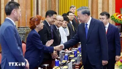 Tổng Bí thư, Chủ tịch nước Tô Lâm tiếp các đại biểu quốc tế tham dự Diễn đàn Tương lai ASEAN 2026