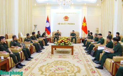 Tiếp tục đưa quan hệ hợp tác quốc phòng Việt Nam - Lào đi vào chiều sâu, thực chất
