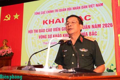 Khai mạc Hội thi báo cáo viên giỏi toàn quân năm 2026 vòng sơ khảo khu vực phía Bắc
