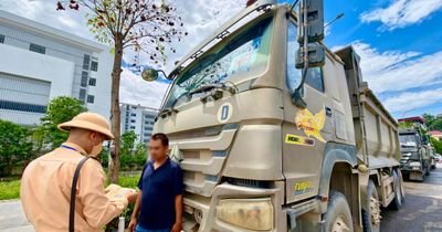 Xử lý hơn 1.600 xe tải, xe đầu kéo vi phạm trên địa bàn Hà Nội
