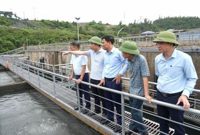 TKV kiểm tra hoạt động các công trình, dự án xử lý nước thải tại Quảng Ninh