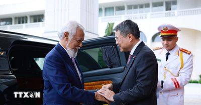 Thủ tướng Lê Minh Hưng chủ trì lễ đón chính thức Thủ tướng Timor-Leste