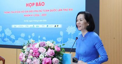 Đại hội đại biểu Phụ nữ toàn quốc lần thứ XIV được tổ chức ngày 17-18/6/2026
