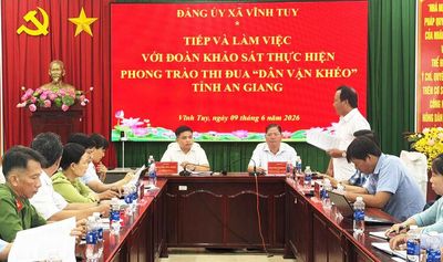 Xã Vĩnh Tuy đăng ký 93 mô hình 'Dân vận khéo' trong năm 2026