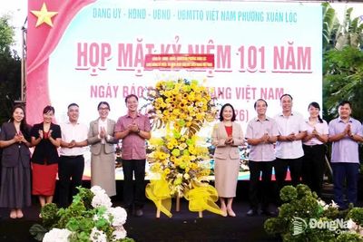 Xuân Lộc họp mặt kỷ niệm 101 năm Ngày Báo chí cách mạng Việt Nam