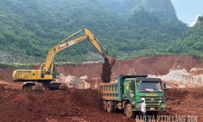 Nước rút thi công Cụm công nghiệp Bắc Sơn 2