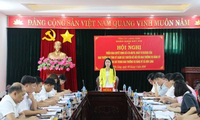 Công bố quyết định giám sát chuyên đề của Ban Thường vụ Tỉnh ủy tại xã Hữu Lũng
