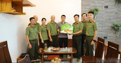 Công an tỉnh Lào Cai thăm hỏi, động viên cán bộ bị thương khi làm nhiệm vụ