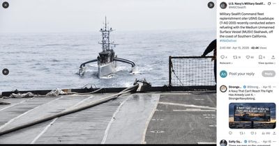 Hải quân Mỹ tích hợp tàu không người lái Seahawk vào nhóm tác chiến tàu sân bay