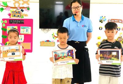 Làm quen sớm với tiếng Anh giúp trẻ mầm non tự tin hơn