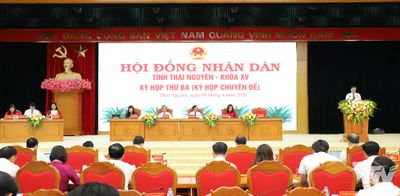 Kỳ họp thứ ba HĐND tỉnh Thái Nguyên khóa XV: Thông qua 18 nghị quyết quan trọng