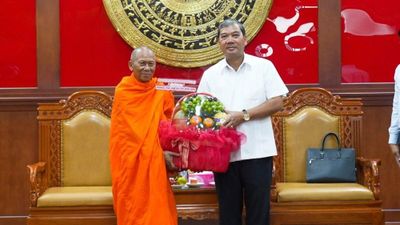 Vĩnh Long: Ban Trị sự GHPGVN tỉnh thăm lãnh đạo Tỉnh ủy và các cơ quan sau Đại hội lần thứ I