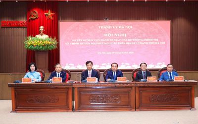 Hà Nội: Sắp xếp đơn vị hành chính gắn với tái cấu trúc không gian phát triển