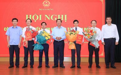 Bộ Xây dựng điều động, bổ nhiệm nhiều nhân sự quan trọng