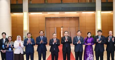 Chủ tịch Quốc hội Trần Thanh Mẫn tiếp lãnh đạo các thành phố ASEAN