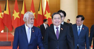 Chủ tịch Quốc hội Trần Thanh Mẫn hội kiến Thủ tướng Timor-Leste Kay Rala Xanana Gusmão