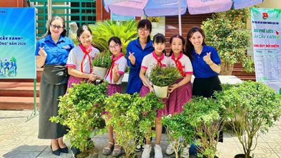 Đổi phế liệu lấy cây xanh – Lan tỏa lối sống xanh từ những hành động nhỏ