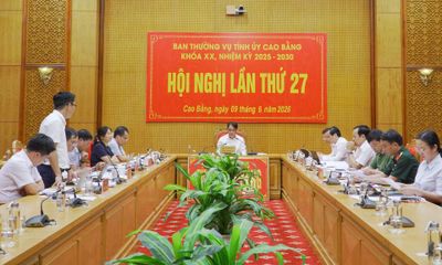 Hội nghị lần thứ 27 Ban Thường vụ Tỉnh ủy khóa XX, nhiệm kỳ 2025 - 2030