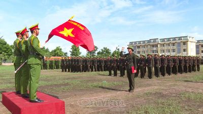 759 chiến sĩ hoàn thành khóa huấn luyện nghĩa vụ tham gia Công an nhân dân