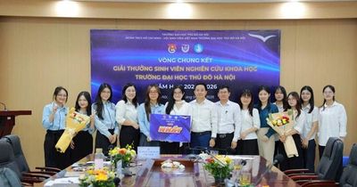 Sinh viên Trường Đại học Thủ đô Hà Nội tỏa sáng tại sân chơi nghiên cứu khoa học