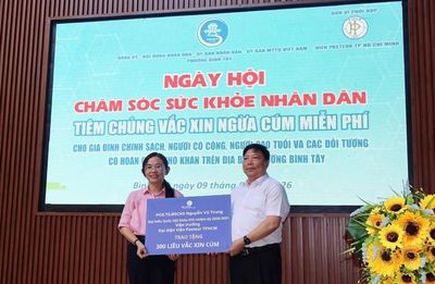 300 liều vaccine cúm đến với người dân phường Bình Tây, TPHCM