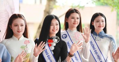 Nữ sinh Đại học Thái Nguyên gây ấn tượng tại Ngày hội Tuyển sinh Hoa hậu Việt Nam