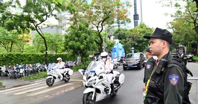 Cảnh sát giao thông Hà Nội chủ động các phương án dẫn đoàn phục vụ AFF 2026