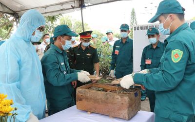Chiến dịch 500 ngày đêm: Lấy mẫu ADN 665 mộ liệt sỹ chưa xác định thông tin tại Nghĩa trang liệt sỹ Bến Lức