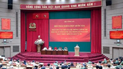 [Ảnh] Thường trực Ban Bí thư dự Hội thảo khoa học quốc gia về bảo vệ an ninh trong kỷ nguyên phát triển mới của đất nước