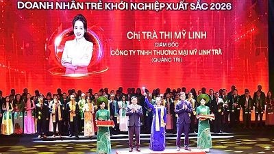 Biểu dương doanh nhân trẻ khởi nghiệp xuất sắc năm 2026