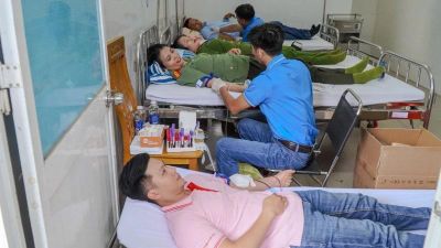 Hàng trăm cán bộ, chiến sĩ Công an thành phố Đồng Nai tham gia hiến máu nhân đạo