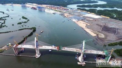 Cận cảnh cầu Phước An - kết nối quan trọng giữa Thành phố Hồ Chí Minh và Đồng Nai, đang vượt tiến độ
