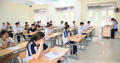 Thí sinh có mặt làm thủ tục dự thi kỳ thi tốt nghiệp trung học phổ thông đạt 99%