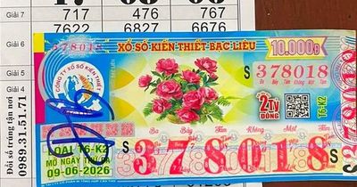 Xổ số miền Nam: 15 vé Bạc Liêu trúng độc đắc đang được đại lý tìm kiếm