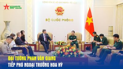 Đại tướng Phan Văn Giang tiếp Phó ngoại trưởng Hoa Kỳ