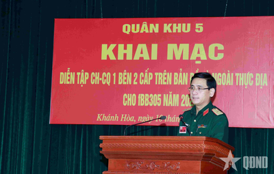 Sư đoàn 305 khai mạc diễn tập chỉ huy cơ quan 1 bên 2 cấp năm 2026