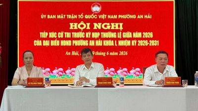 Tổ đại biểu số 3 HĐND phường An Hải tiếp xúc cử tri trước kỳ họp giữa năm 2026