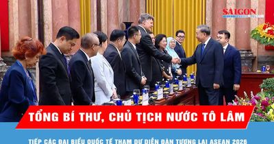 Tổng Bí thư, Chủ tịch nước Tô Lâm tiếp các đại biểu quốc tế tham dự Diễn đàn Tương lai ASEAN 2026