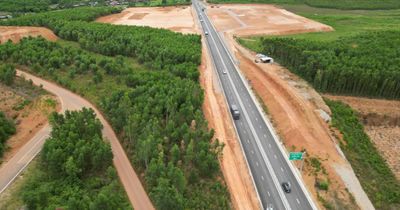 Hai trạm dừng nghỉ trên cao tốc Quảng Ngãi – Quy Nhơn chậm tiến độ