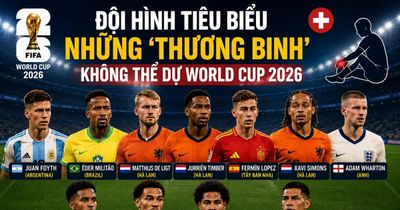 [INFOGRAPHIC] Đội hình những 'thương binh' không thể dự World Cup 2026