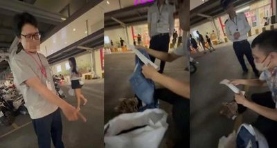 [VIDEO] Bị chặn xe, tố ăn cắp ở Aeon Long Biên: Công an vào cuộc
