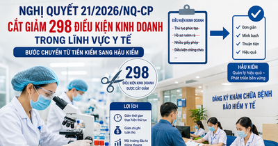 Nghị quyết 21/2026/NQ-CP: Cuộc 'đại phẫu' 298 điều kiện kinh doanh và bước chuyển từ 'tiền kiểm' sang 'hậu kiểm' trong ngành y tế