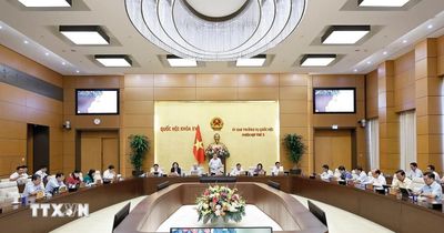 Toàn cảnh khai mạc Phiên họp thứ 3 của Ủy ban Thường vụ Quốc hội
