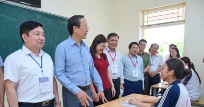 Thi Tốt nghiệp THPT: Bộ Giáo dục và Đào tạo kiểm tra đột xuất tại Ninh Bình
