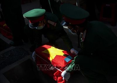 Phát hiện, quy tập 4 hài cốt liệt sĩ tại khu vực Bệnh viện Đa khoa Thạch Hãn, Quảng Trị